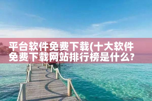 软件下载平台功能|小蓝视频